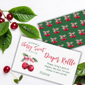 Cherry Sweet Pink Bow Girl Baby Duschtier Spiel Wi Begleitkarte