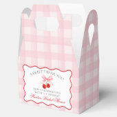 Cherry Sweet Pink Coquette Brautparty Fevor Box Geschenkschachtel (Geöffnet)