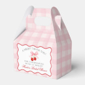 Cherry Sweet Pink Coquette Brautparty Fevor Box Geschenkschachtel (Vorderseite)