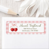 Cherry Sweet return address label (Insitu)
