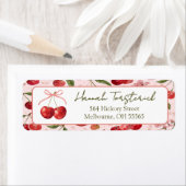 Cherry Sweet return address label (Insitu)