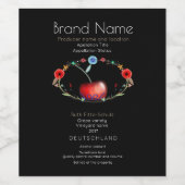 Cherry Sweet Young Wine Weinetikett (Einzelnes Label)