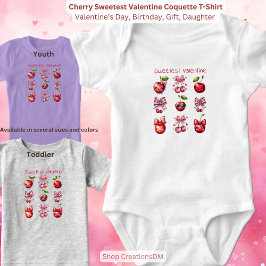 Cherry Sweetest Valentine Coquette T-Shirt