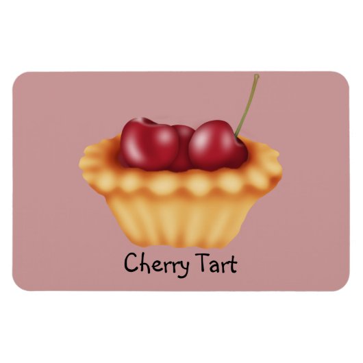 Cherry Tart Magnet (Horizontal)