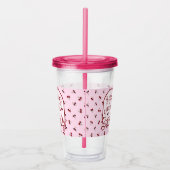 Cherry Theme Erster Geburtstag Acrylic Tumbler Acryltrinkbecher (Rechts)