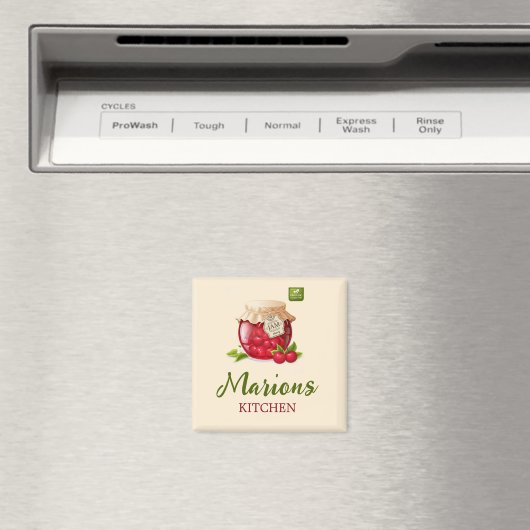 Cherry Themed Custom Kitchen Magnet (In Situ (Geschirrspüler))