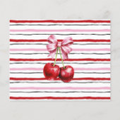 Cherry Time Kapsel Babyduschkarte Flyer (Hinten)