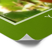 Cherry Tomaten auf dem Weinberg Personalisiert Poster (Ecke)