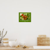 Cherry Tomaten auf dem Weinberg Personalisiert Poster (Küche)