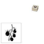 Cherry Tomaten Pflanze Gartenbau Rustikale Lino-Sc Gummistempel (Stempel)