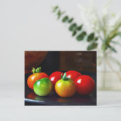 Cherry Tomatos Postkarte (Stehend Vorderseite)