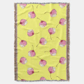 Cherry-Topped Ice Cream Muster Decke (Vorderseite Vertikal)