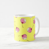 Cherry-Topped Ice Cream Muster Kaffeetasse (VorderseiteRechts)