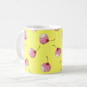 Cherry-Topped Ice Cream Muster Kaffeetasse (Vorderseite Links)