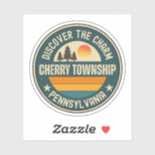 Cherry Township, Pennsylvania Aufkleber (Blatt)