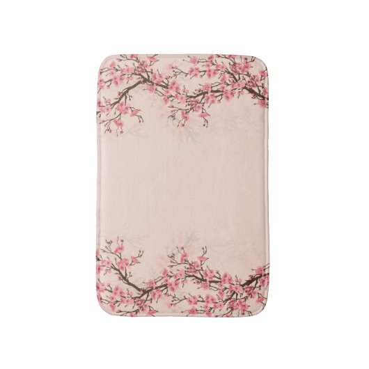 Cherry Tree Blossom - Zweigstelle Sakura Badematte (Vorderseite Vertikal)
