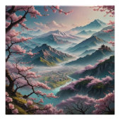 cherry tree blossoms poster (Vorderseite)