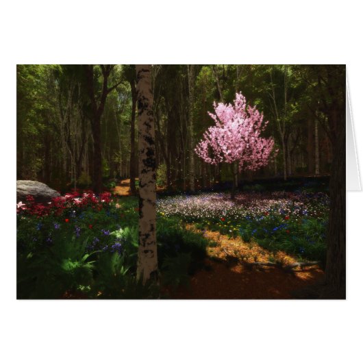 Cherry Tree Concerto Karte (Vorderseite (Horizontal))