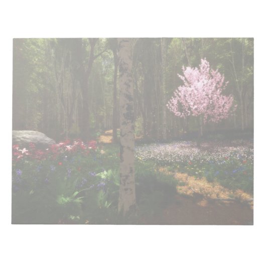 Cherry Tree Concerto Notepad Notizblock (Vorderseite)