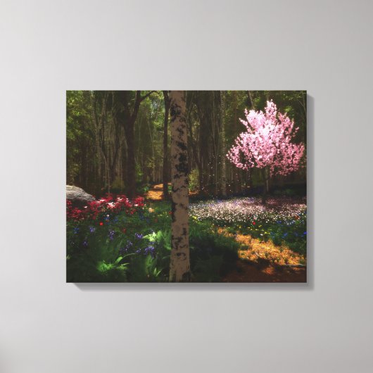 Cherry Tree Concerto Wrapped Canvas Leinwanddruck (Vorderseite)