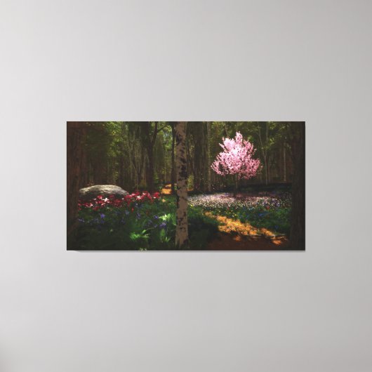 Cherry Tree Concerto Wrapped Canvas Leinwanddruck (Vorderseite)