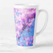 Cherry Tree Foto Malerei Latte Tasse (Rechts)