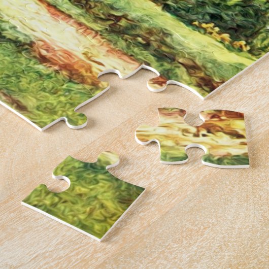 Cherry tree Hütte Chiddingfold Helen Allingham Puzzle (Seite)