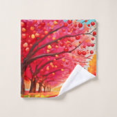 Cherry Tree Lane Badhandtuch Set (Waschlappen)