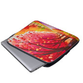 Cherry Tree Lane Laptopschutzhülle (Vorne Knopf)