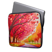 Cherry Tree Lane Laptopschutzhülle (Vorderseite Links)