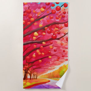 Cherry Tree Lane Strandtuch