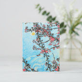 Cherry Tree Postcard Postkarte (Stehend Vorderseite)