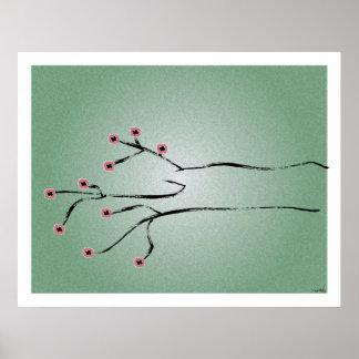 Cherry Tree Print Poster