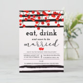 Cherry Tree Serenade beeindruckt durch die Schönhe Einladung (Stehend Vorderseite)