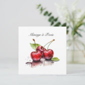Cherry Trio in Wasserfarbe, nach Maß (Stehend Vorderseite)