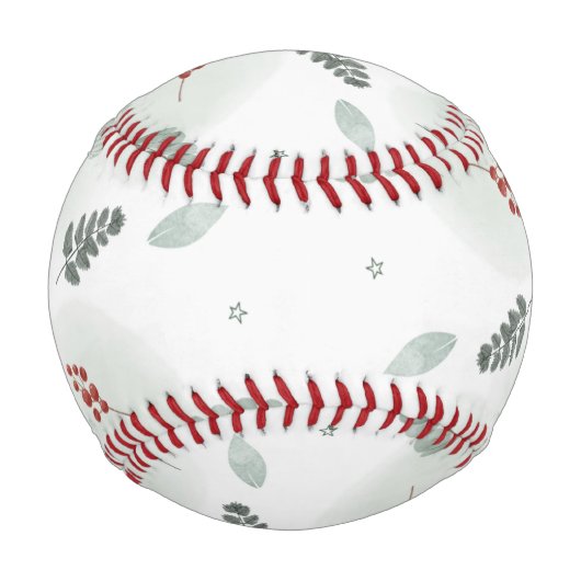 Cherry und Blätter Muster Baseball (Rückseite)