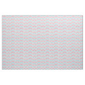 Cherry und Blau verblasste Zickzack Muster Stoff (Fat Quarter (45,7 x 55,9 cm))