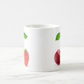 Cherry und Erdbeere zusammen Kaffeetasse (Mittel)