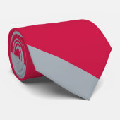 Cherry und Gray University Stripe Krawatte (Gerollt)