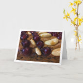 Cherry und Nut Cake Karte (Gelbe Blume)