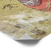 Cherry View at Gotenyama by Kitagawa Utamaro Poster (Ecke)