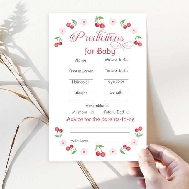 Cherry Vorhersagen für Baby und Beratung für Elter (Von Creator hochgeladen)