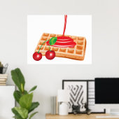 Cherry Waffles Poster (Heimbüro)