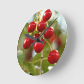 Cherry Wall Clock Runde Wanduhr (Winkel)