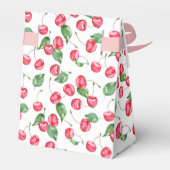 Cherry Watercolor-Muster Geschenkschachtel (Rückseite)