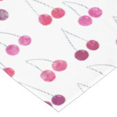 Cherry Watercolor-Muster Tischdecke (Schrägansicht)