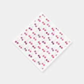 Cherry Watercolor Party Serviette (Ecke)