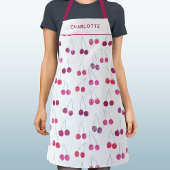 Cherry Watercolor Personalisiert Schürze
