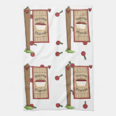 Cherry Welcome Friends Küchentuch (Vertikal)