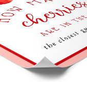 Cherry Wie viele Baby Showspiele Poster (Ecke)